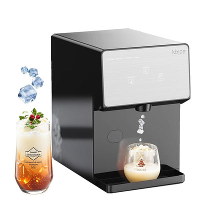Countertop Nugget Ice Maker with Chewable Soft Ice, 35lbs/24Hrs | High Capacity,Self-Cleaning&Automatic Dispensing,Quiet 45dB
