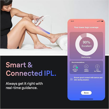 Braun Smart IPL, Skin i·Expert Pro 7, VOGUE's Best Hair Removal Device, IPL Hair Removal for Women and Men, Permanent Laser Hair Reduction At-Home, World's 1st Smart App, 4 Heads, IPL7387